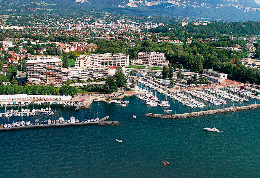 Vu panoramique sur Aix-les-Bains
