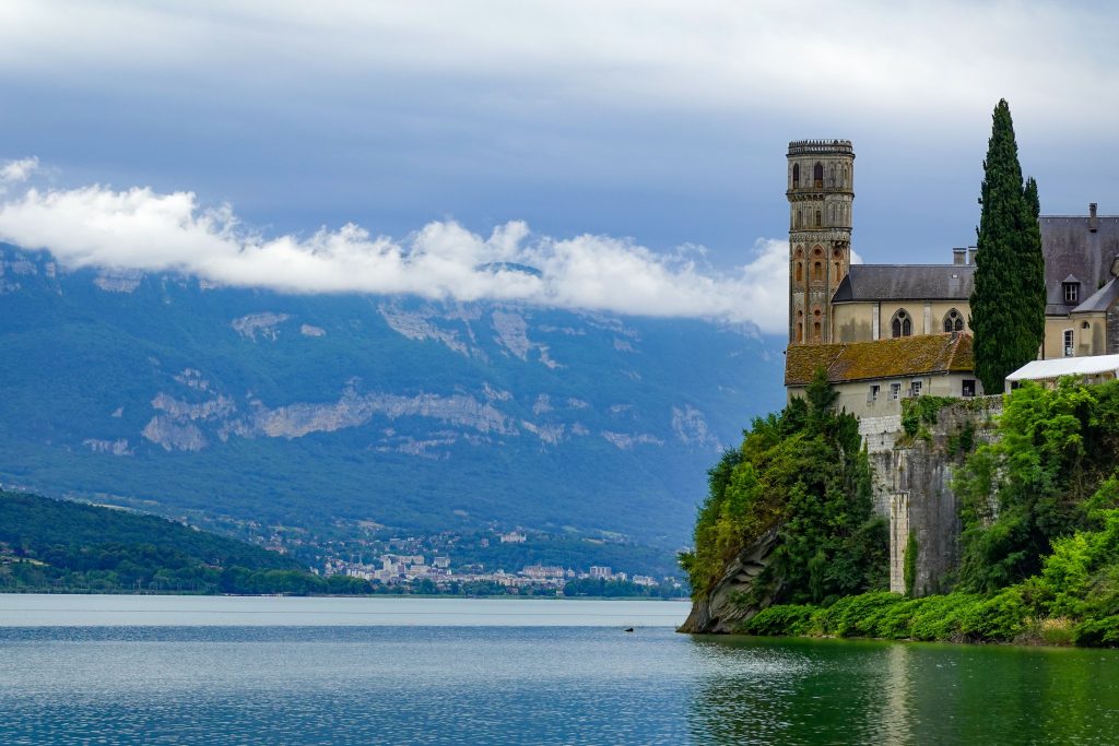 Aix les bains vu sur le lac