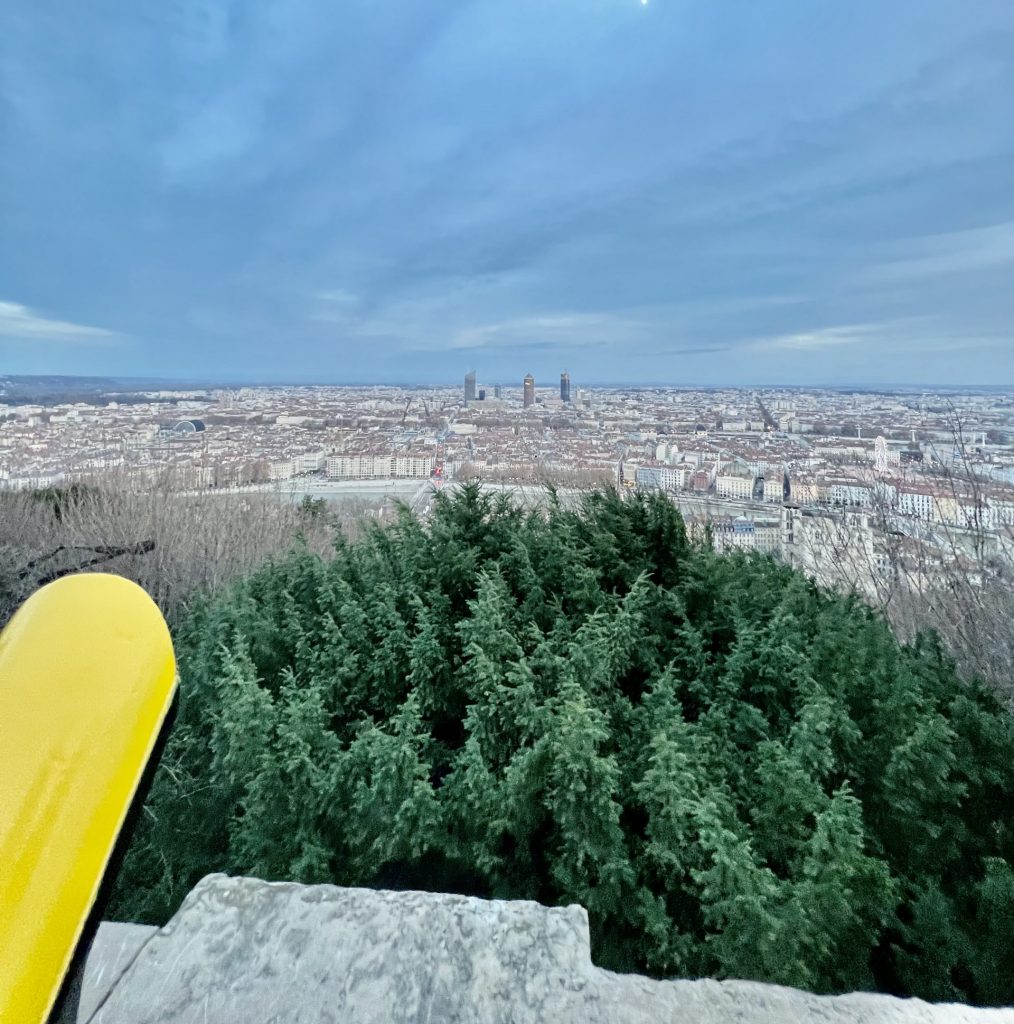 Vue panoramique de Lyon depuis Fourvière